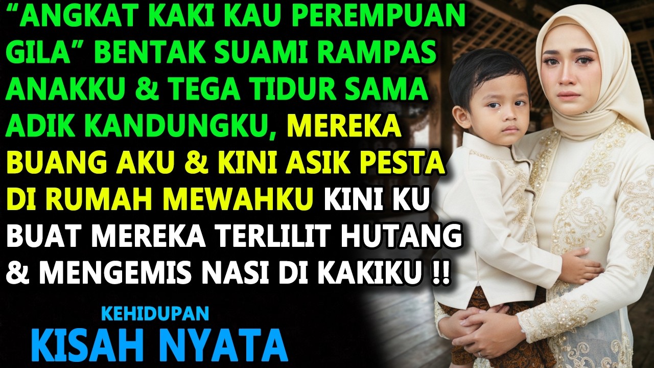 SUAMI BENTAK & RAMPAS ANAKKU, IA TEGA SELINGKUH SAMA ADIKKU! KINI MEREKA KENA HUTANG & NGEMIS PADAKU