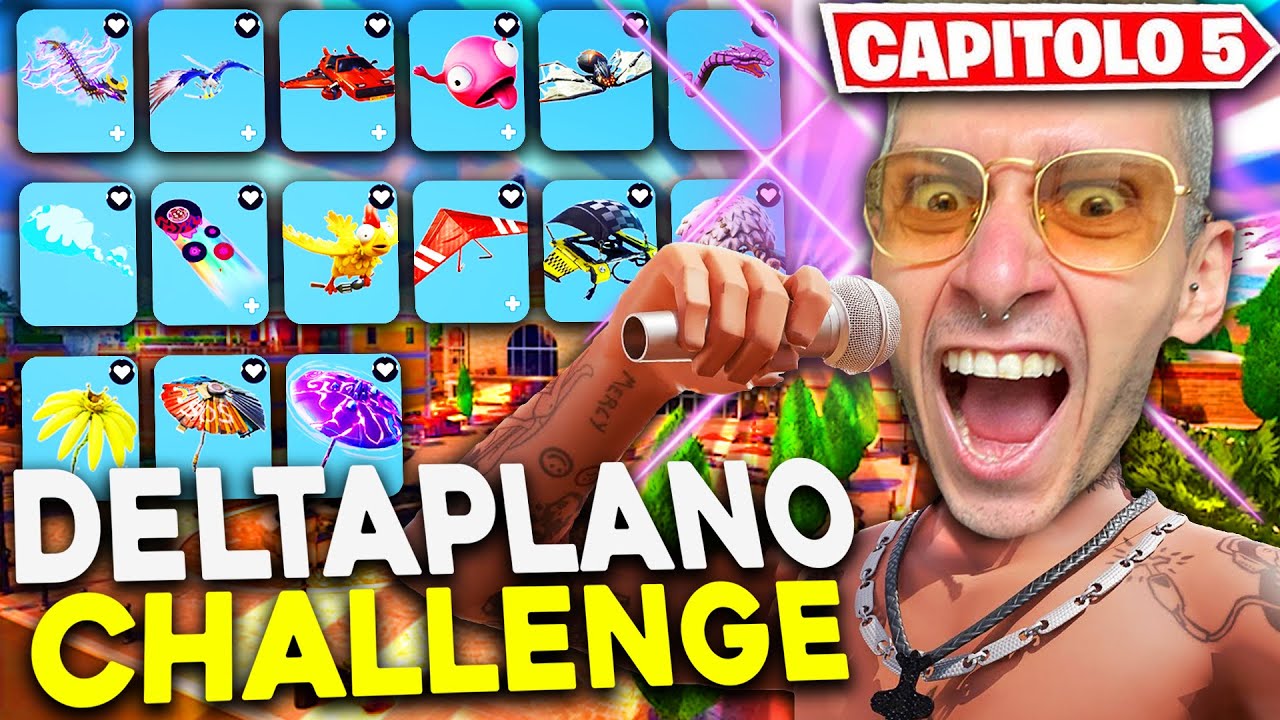 SCLERO nella DELTAPLANO CHALLENGE nel CAPITOLO 5 di FORTNITE !!