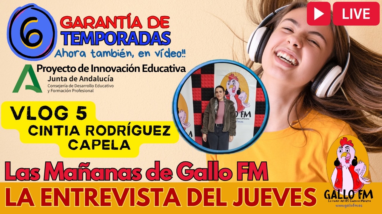 (5) 🎙️🐓 LAS MAÑANAS DE GALLO FM - VLOG LA ENTREVISTA 🎧 CINTIA RODRÍGUEZ