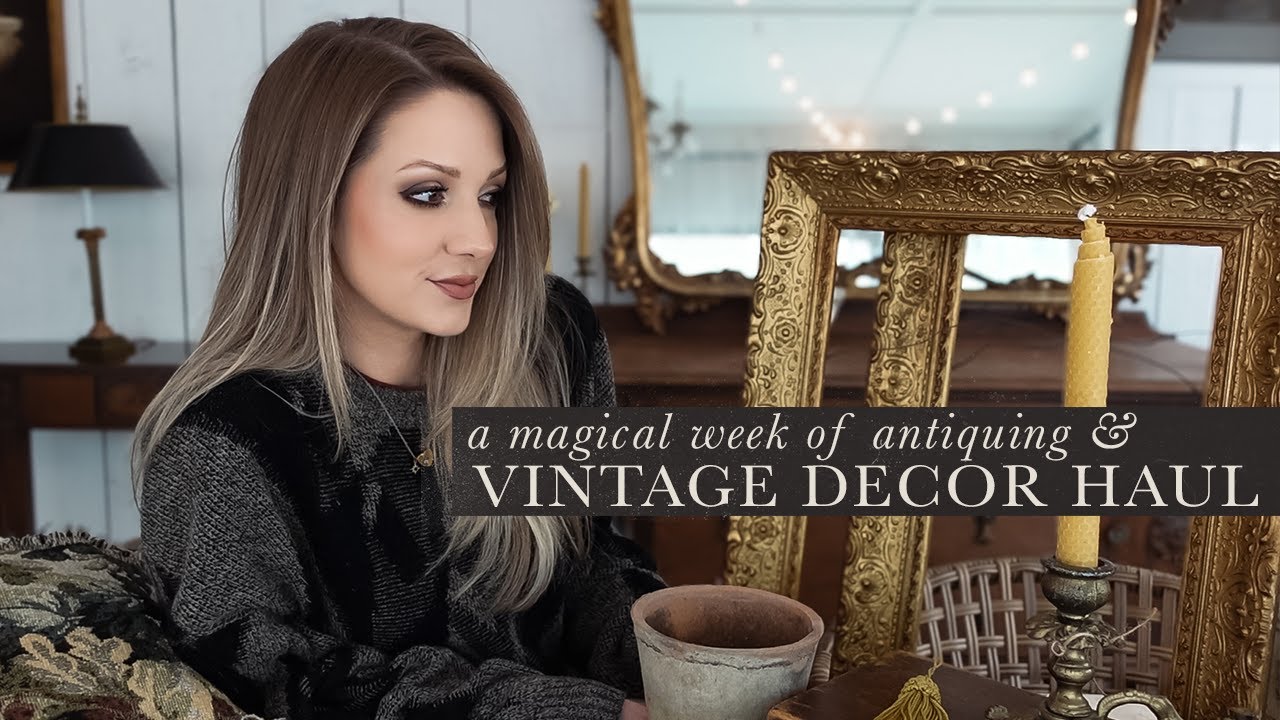 A Week of Antiquing // Spring Treasures & Cozy Vintage Shopping