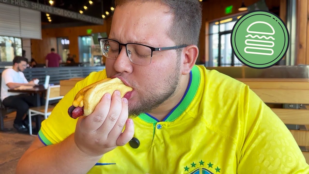 COMIDA GOSTOSA NOS EUA! COMENDO TUDO NO SHAKE SHACK