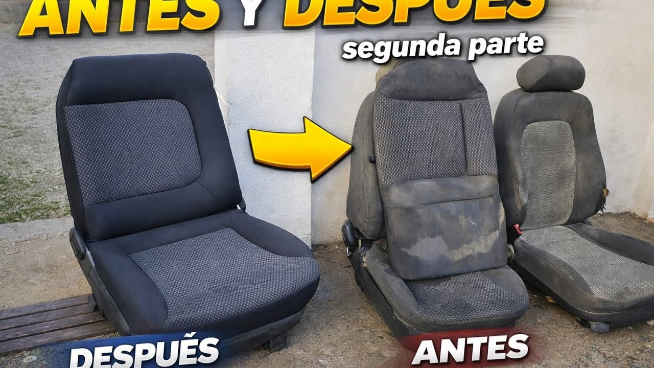 Asi recupere los asienteos de un Seat Leon SUPER SUCIOS