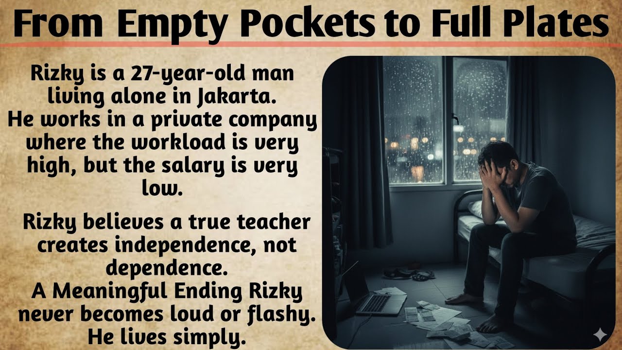 From Empty Pockets to Full Plates | learn English |Improve Your English Fluency 