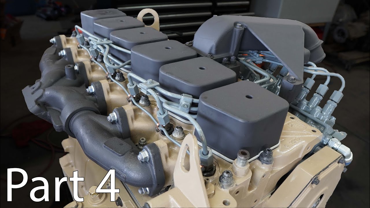 Сборка двигателя Cummins CLEAN 12 Valve | Финальные штрихи