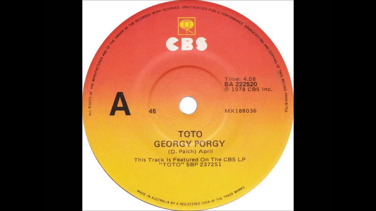 Toto - Georgy Porgy (Dj 
