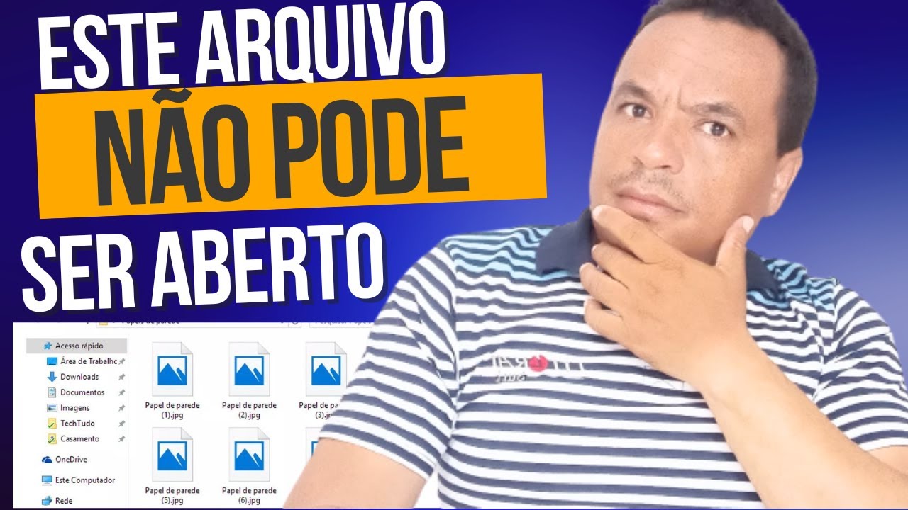 Este arquivo n&atilde;o pode ser aberto - erro ao abrir imagens no pc (Resolvido)