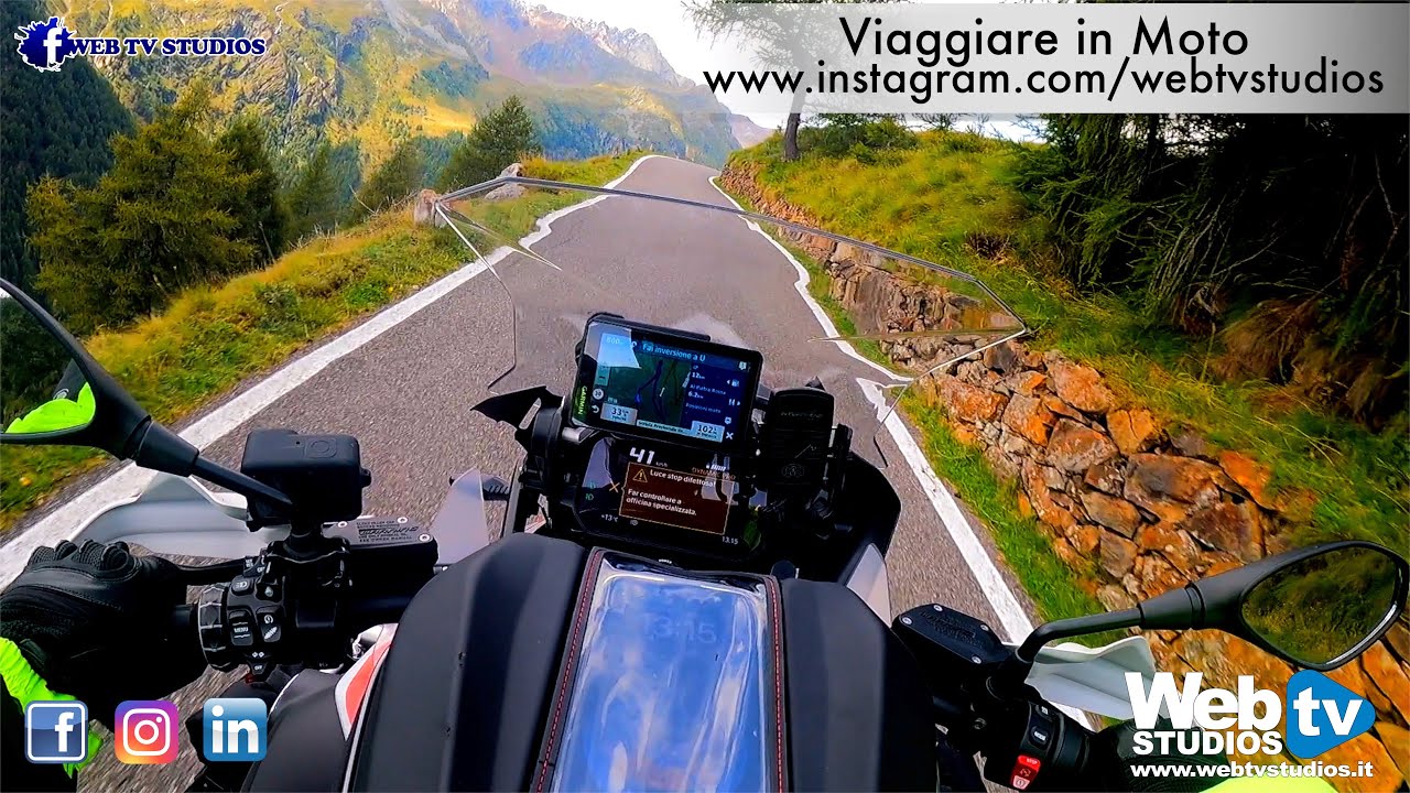 PASSO GAVIA IN MOTO È IL PASSO PIÙ STRETTO DELLE ALPI #serviziaudiovisivi