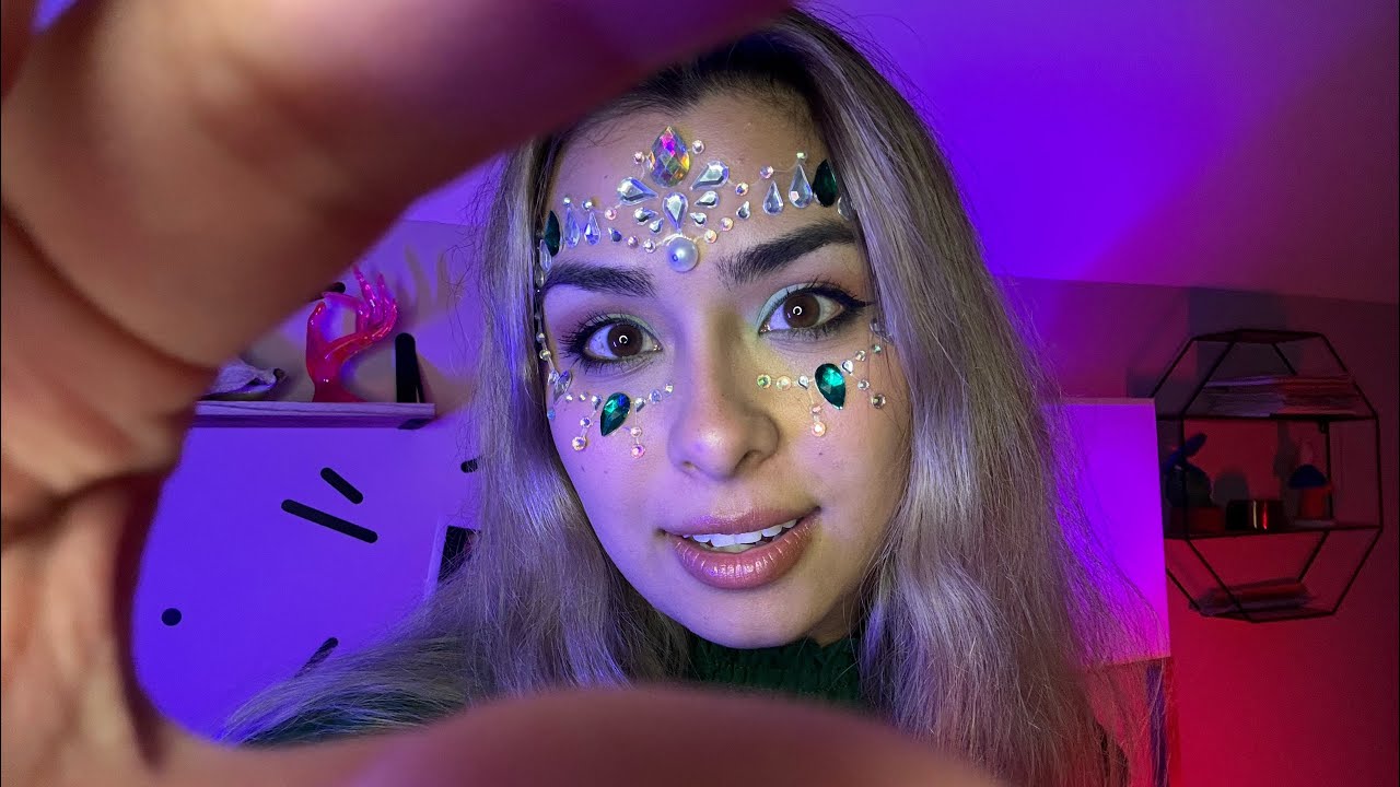 ASMR - Sleepy Princess Steals Your Heart 👑💜 (Humming, Hair Brushing, Hypnotic Hand Movements)