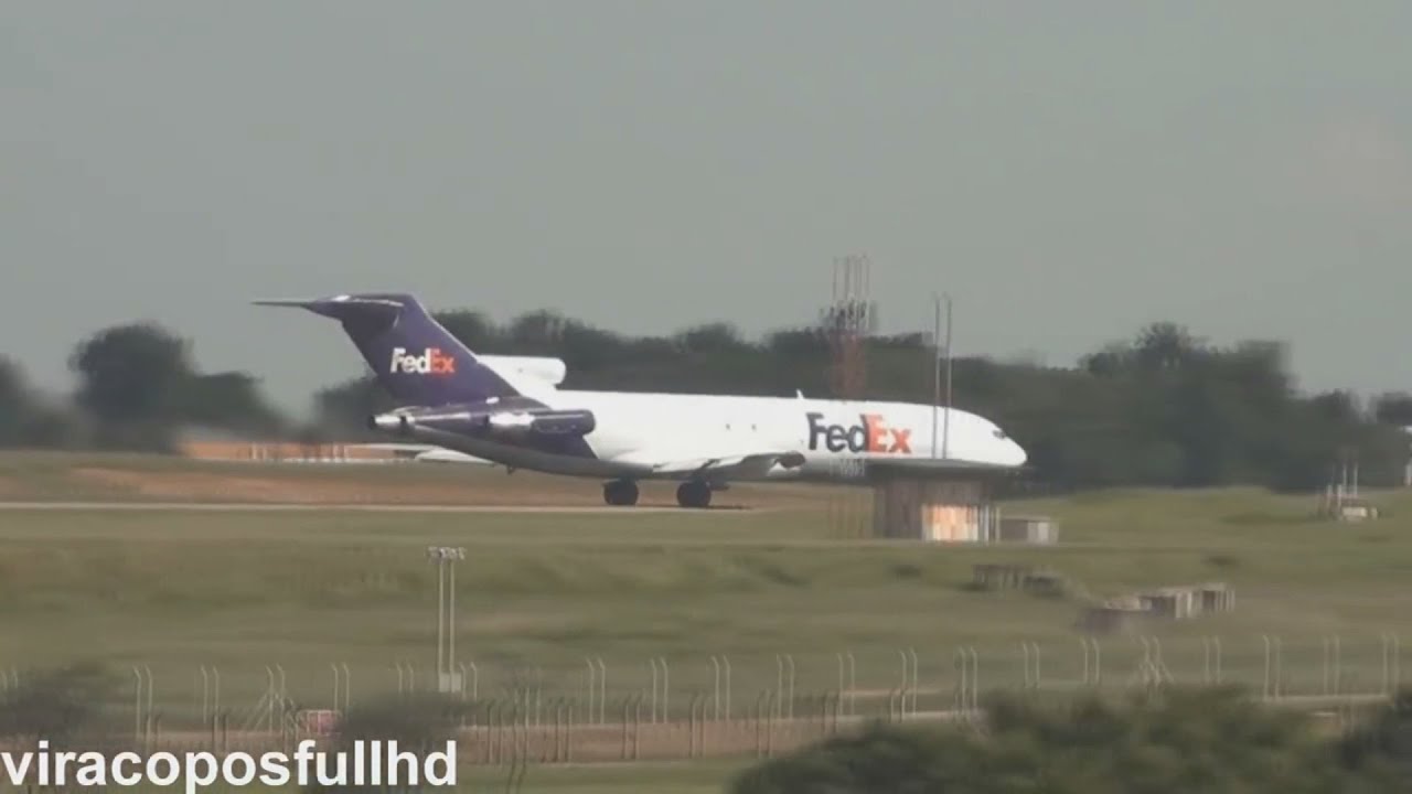 Despedida Especial em Viracopos (Fedex 727-200F Com direito a manobra EMOCIONANTE)