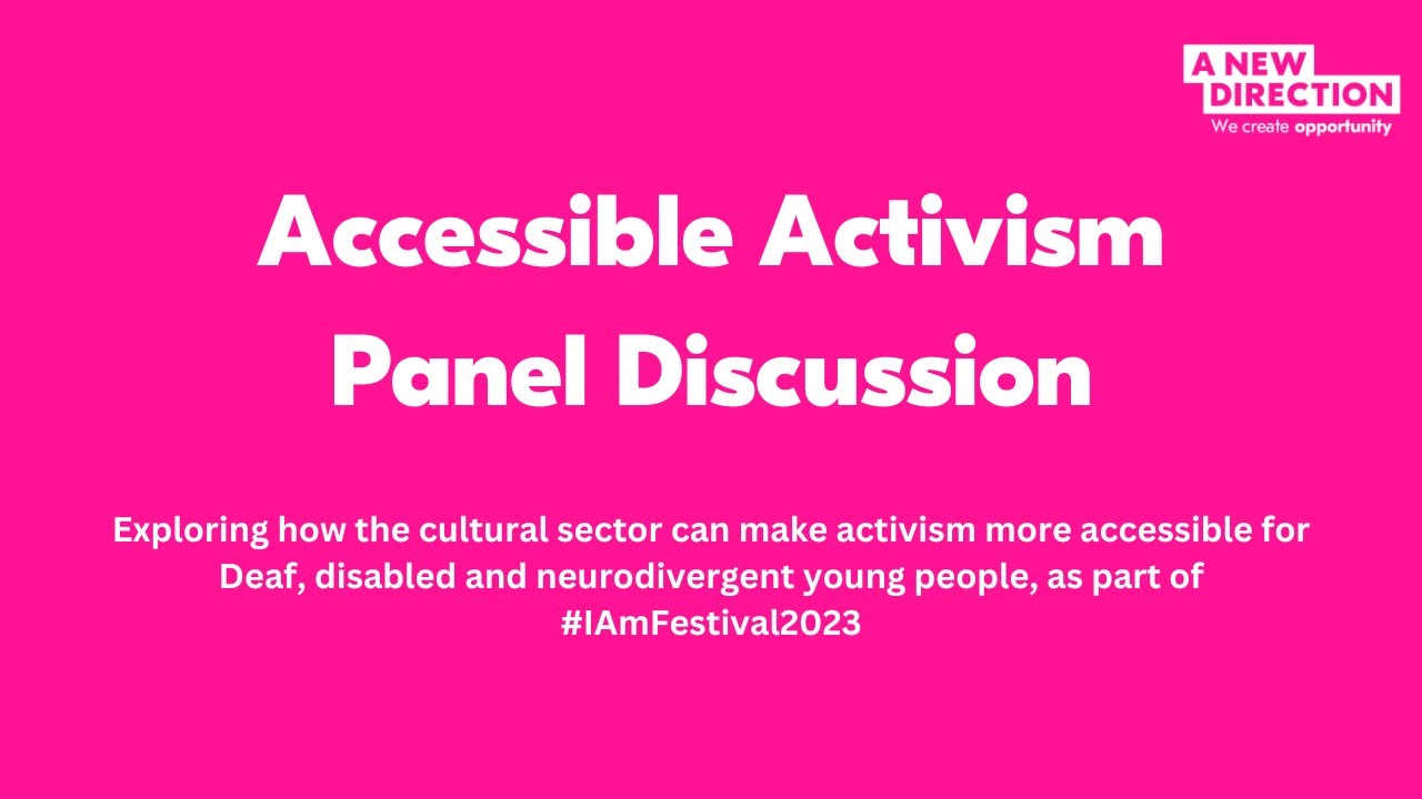 Accessible Activism Panel Discussion