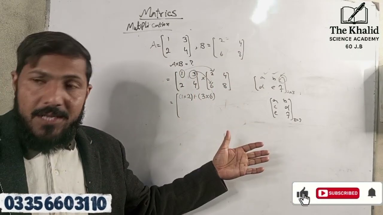 Multiplication of matrices 