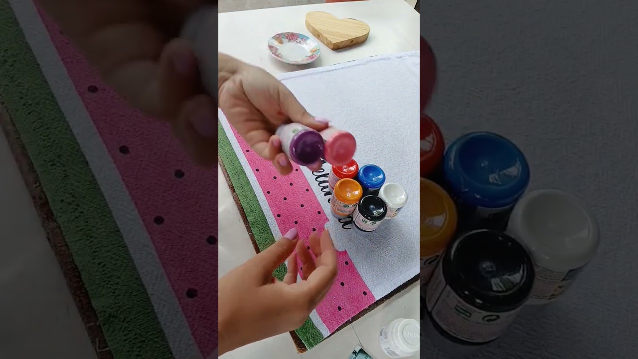 Como iniciar na pintura em tecido! materiais: 