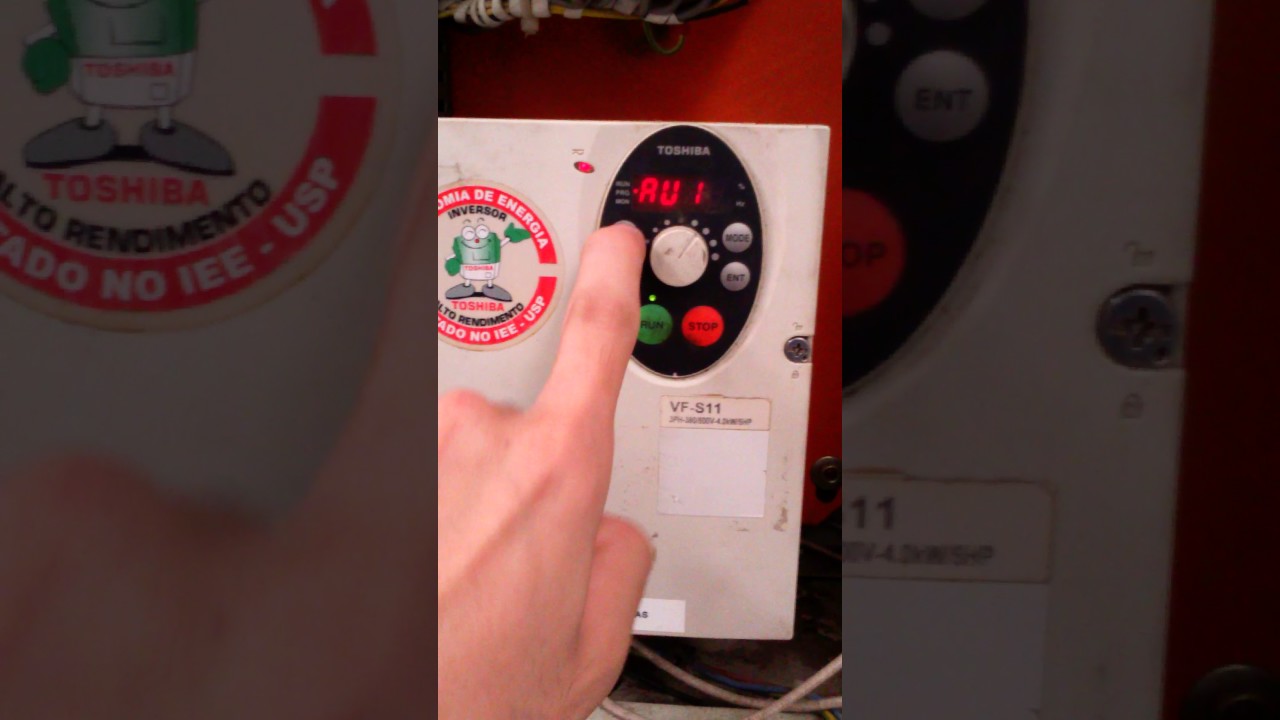 Exemplo parametrização Inversor Toshiba VF-S11
