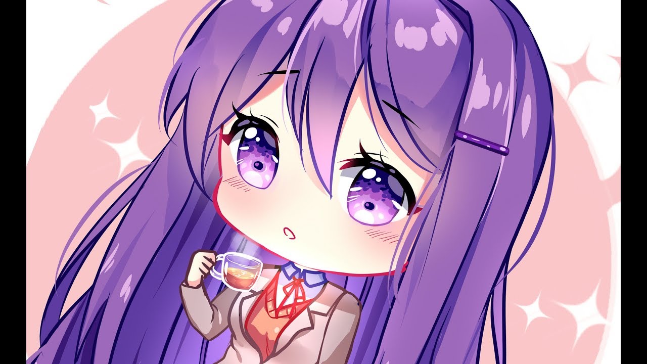 DDLC Chibis [Yuri Speedpaint]