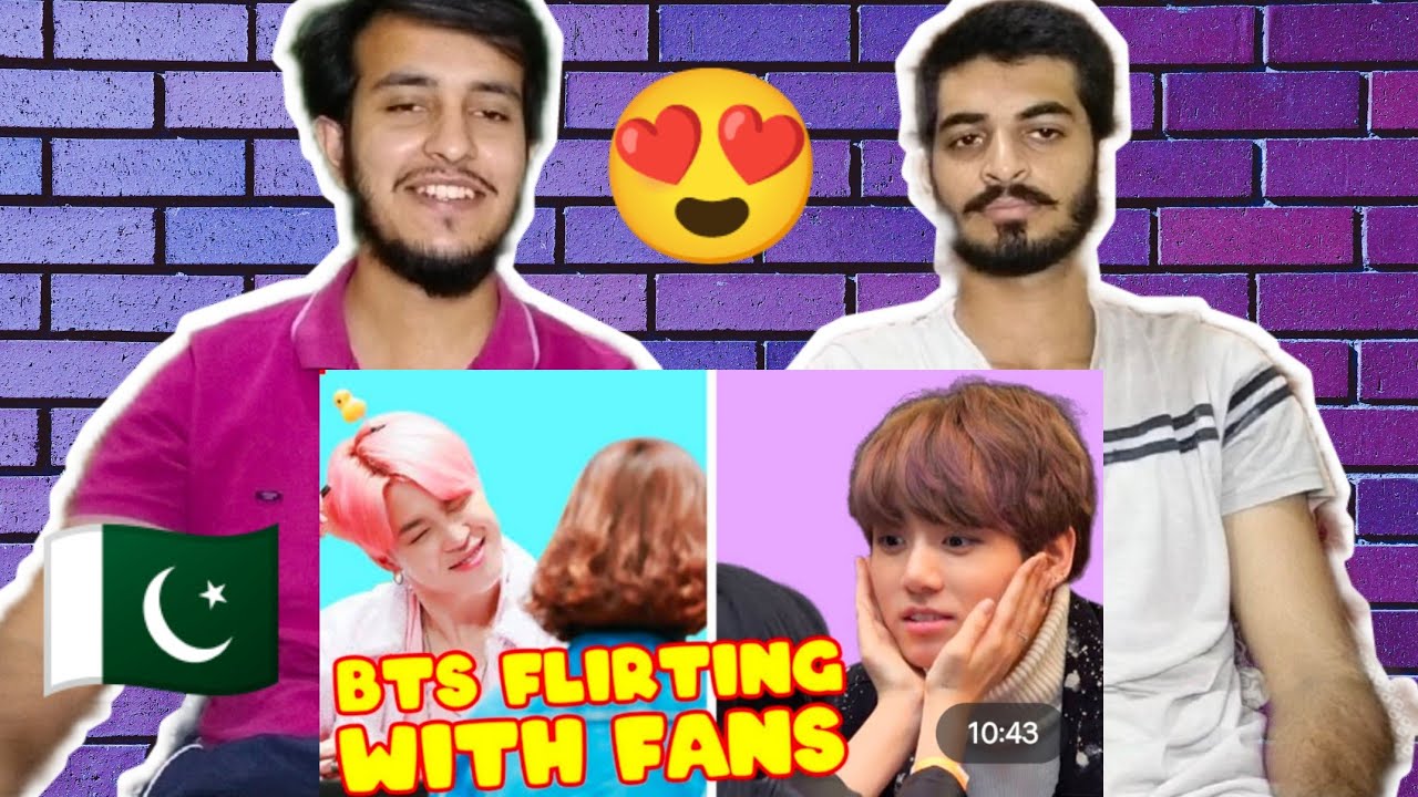 Reaction On BTS Flirting With Fans 😍 | AJviews