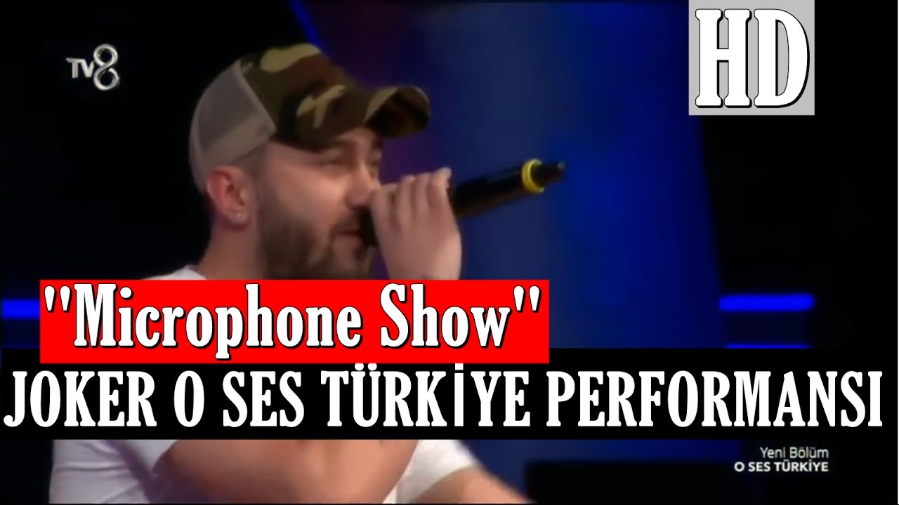 |HD| Joker (Mete Erpek) - Microphone Show / O Ses T&uuml;rkiye Performansı 1.Tur | Full HD |