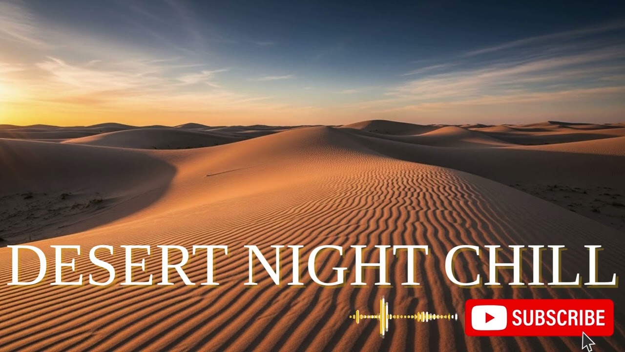 Calm Oasis at Night | Desert Ambient Music for Sleep