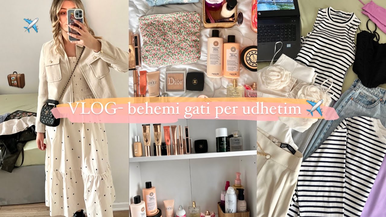 Behem gati per udhetim | valixhen bashke | rregulloj dhomen, raftin | VLOG