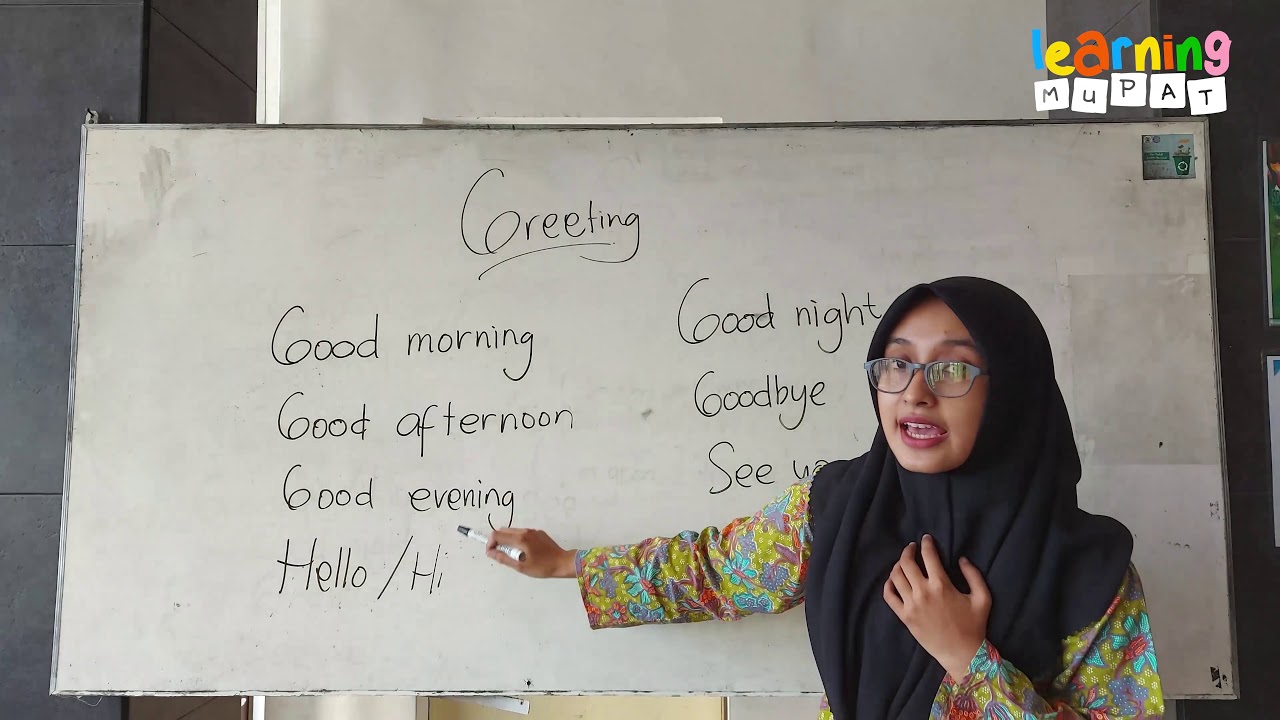 Pertemuan 1: Greeting (Kelas 1)