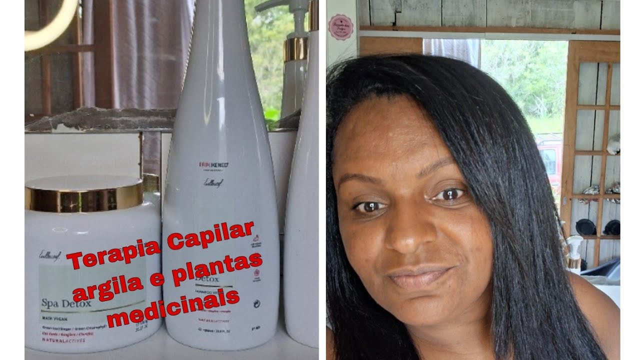 Terapia Capilar a base de argila e plantas medicinais