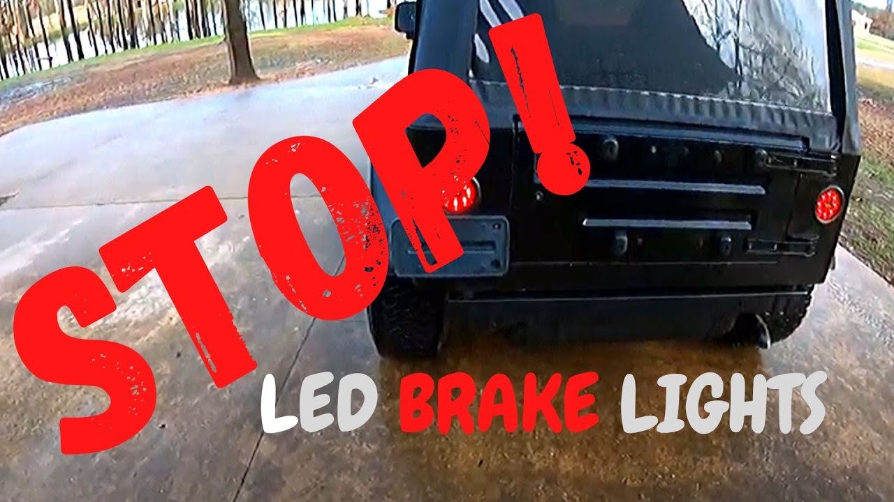 97 Jeep Wrangler Round Tail Lights! (Flush Mount)