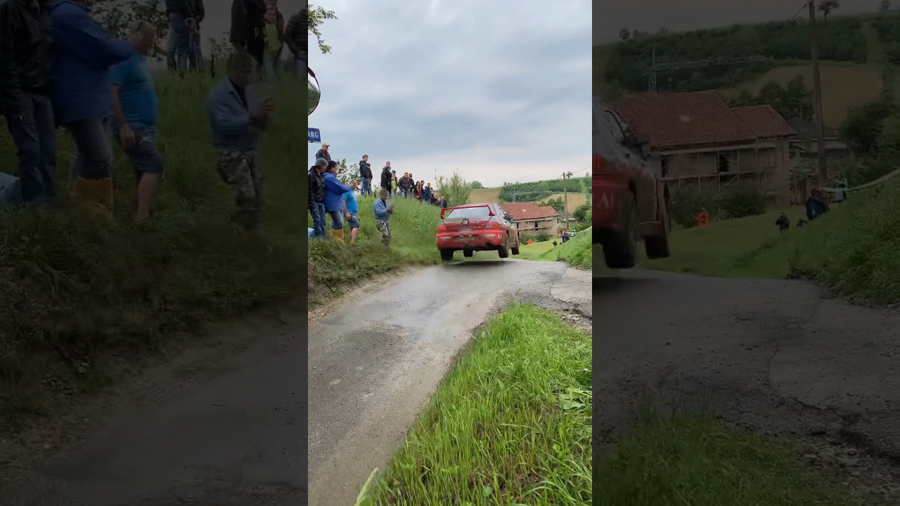 Lancer evo IX jump #race #rally #mitsubishi #lancer #evoix  #rallyjump #rallyilgrappolo #italy