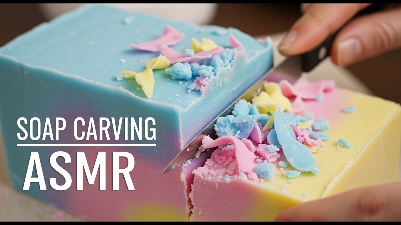 Satisfying Soap Cutting ASMR 😍 | Super Relaxing Crunchy Sounds