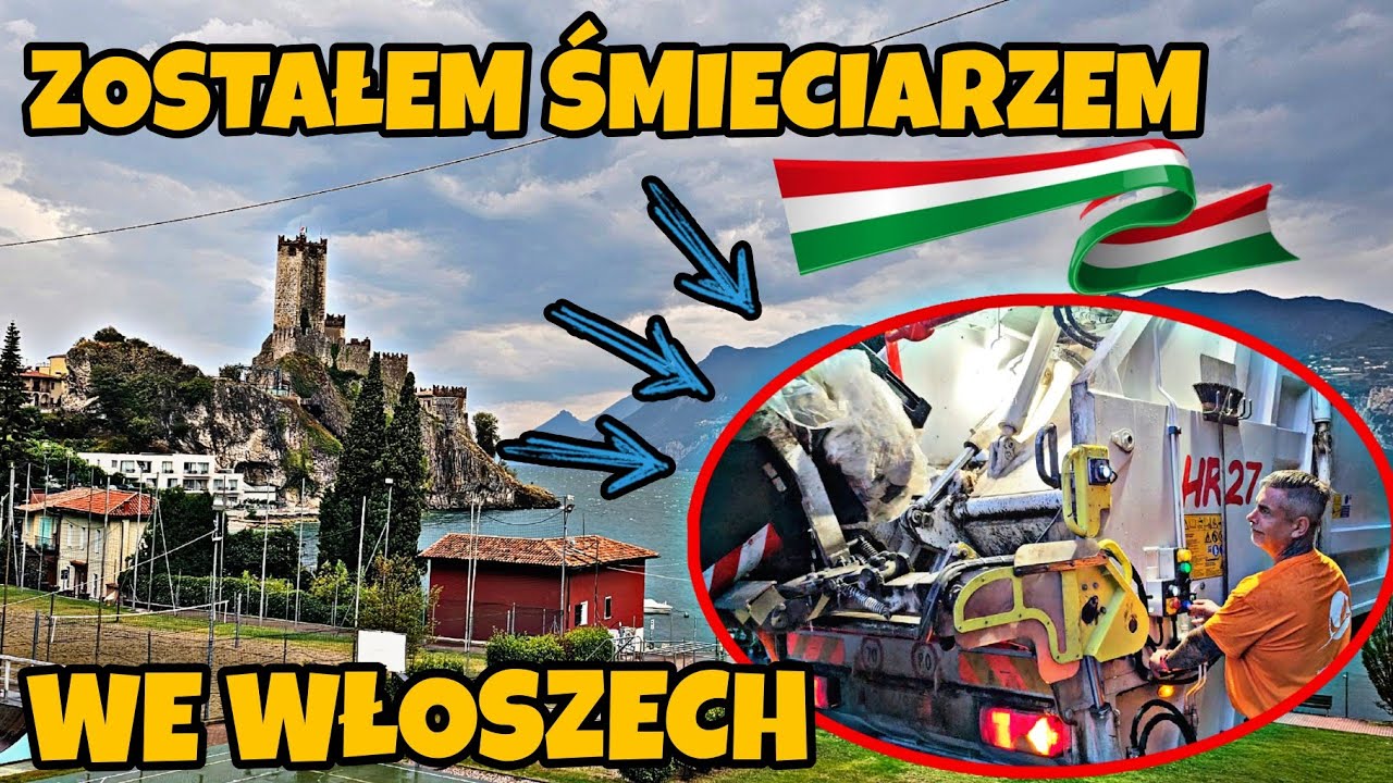 ZOSTAŁEM ŚMIECIARZEM W ITALII !!! CZY TO CIEŻKA PRACA I CZY SIĘ OPŁACA ???