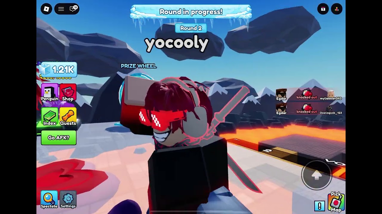 Playing knockout WITH MY FRIEND!