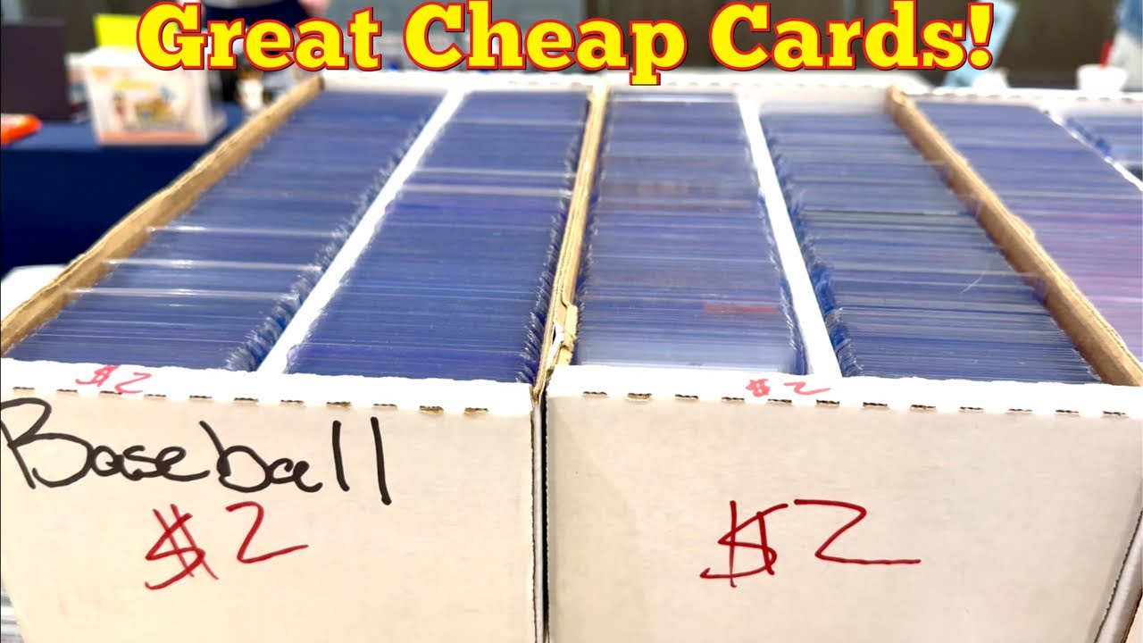 I BOUGHT A WHOLE ROW OF A BARGAIN BOX FOR A GREAT DEAL!  (Baseball Card Show)