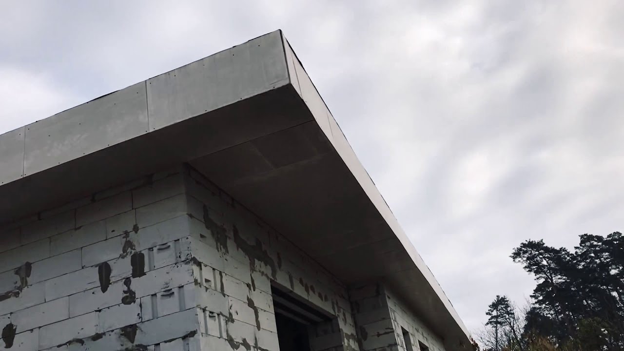 Плоская крыша по деревянным лагам