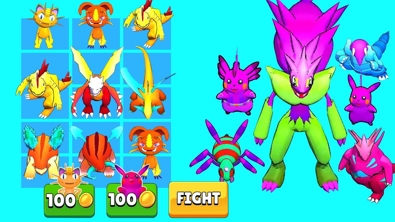 BATTLE CONTROL: Catch & Merge - Pokemon Monster Evolution, Strategy Games