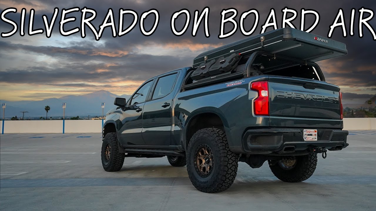 Установка воздушного компрессора на Chevrolet Silverado 2020 года — воздушный компрессор Rugged R...
