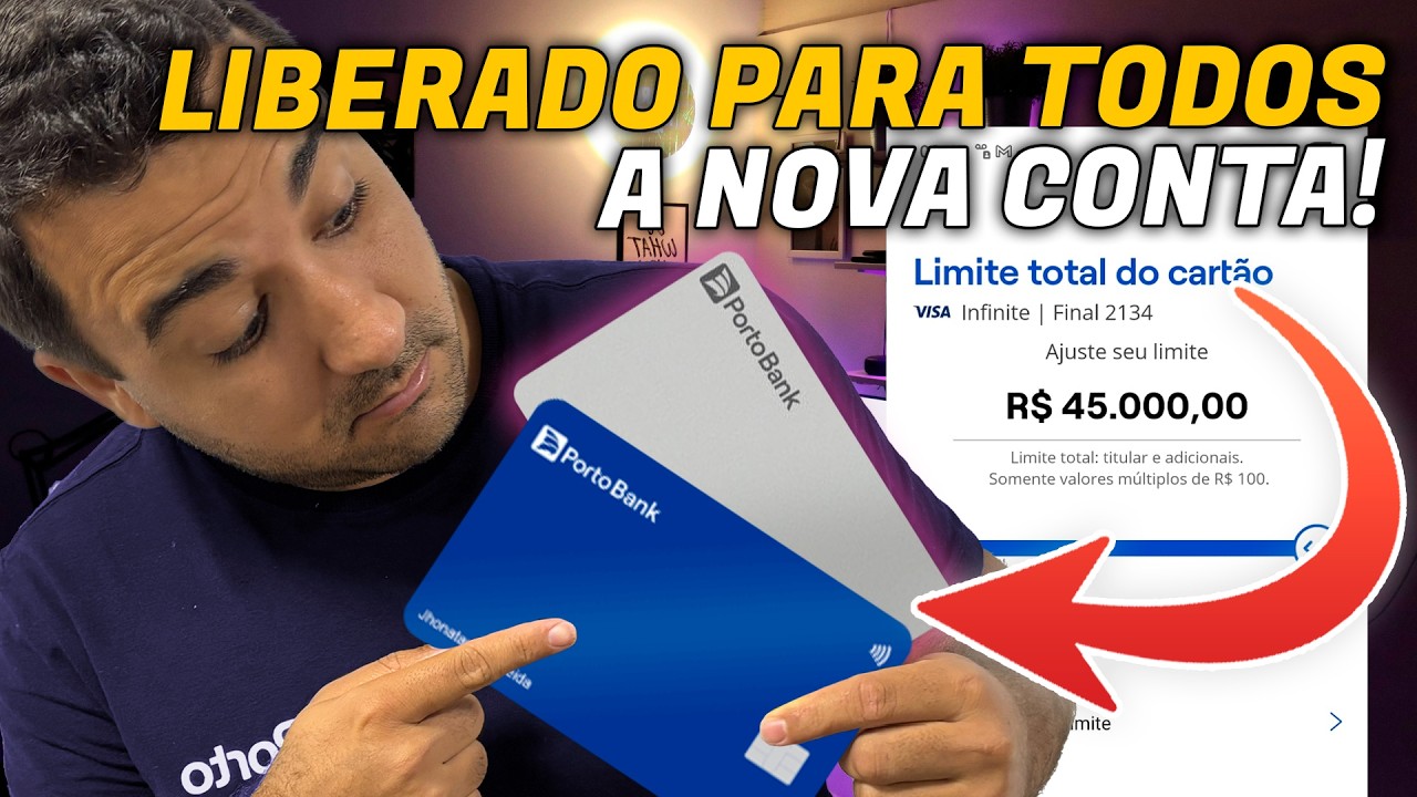 PORTO LIBERA PARA TODOS A NOVA CONTA DIGITAL MAIS CART&Atilde;O, CONVITE EXCLUSIVO