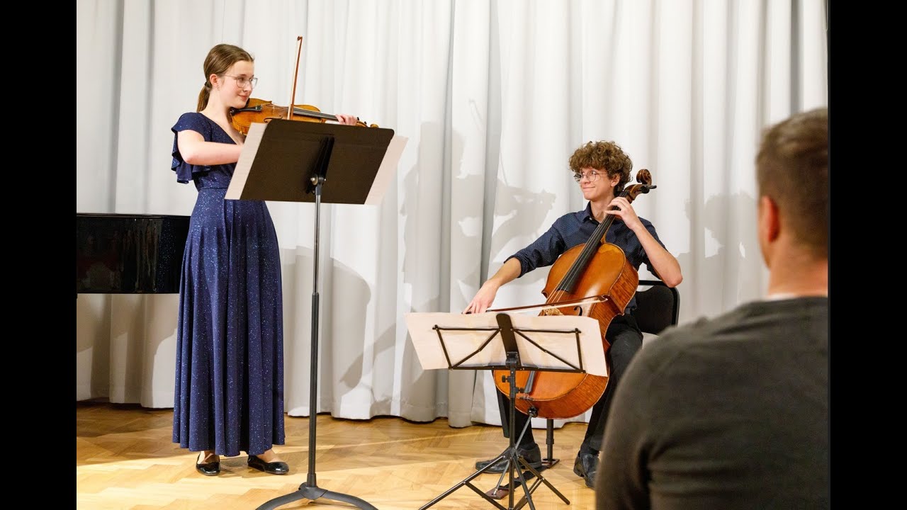 Ludwig van Beethoven, Allegro - Duo pro housle a violoncello, Magdalena Watzko a Jaroslav Skalka