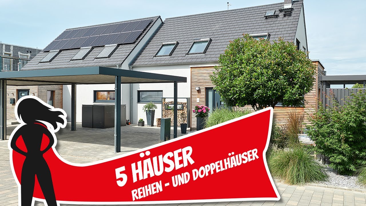 Reihenhaus und Doppelhaus: gemeinsam bauen und Kosten sparen | Top 5 | Hausbau Helden