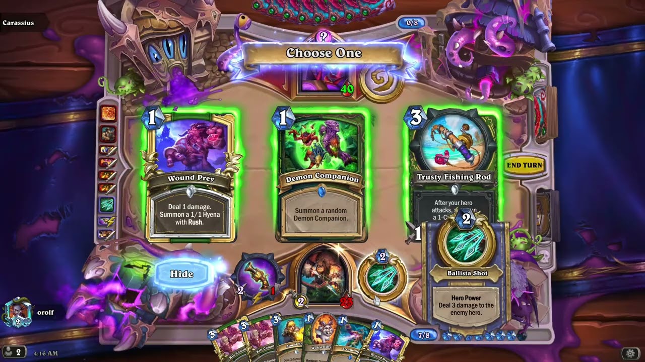Orolf Hearthstone Hunter Odd Wild Aggro Cataclysm pre release