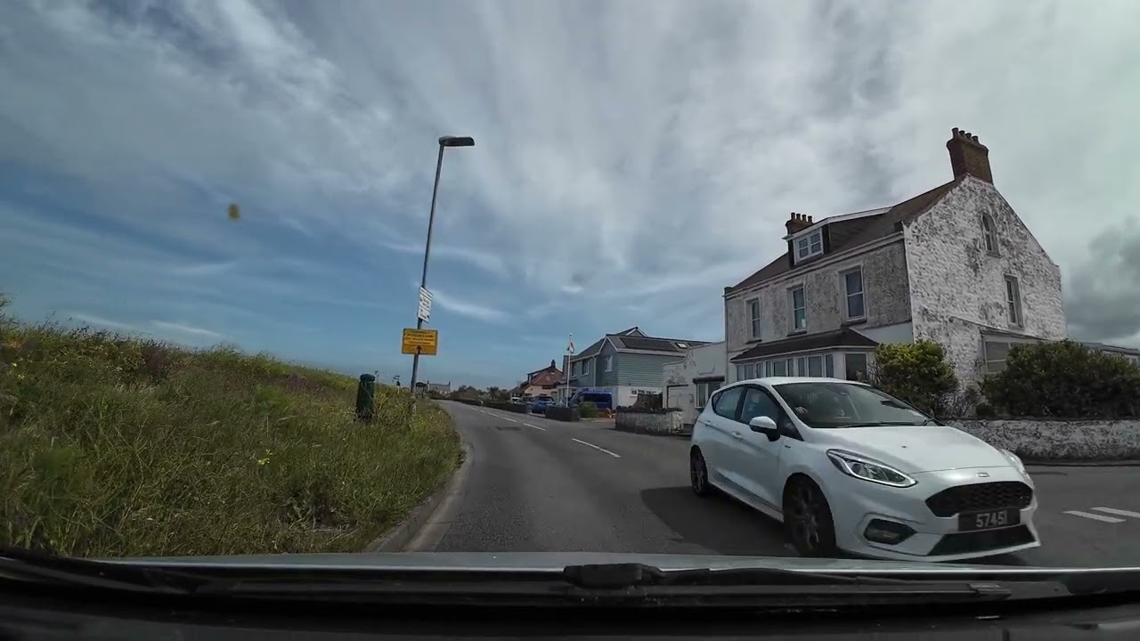 Driving in Guernsey - Port Soif to Morrisons L'islet