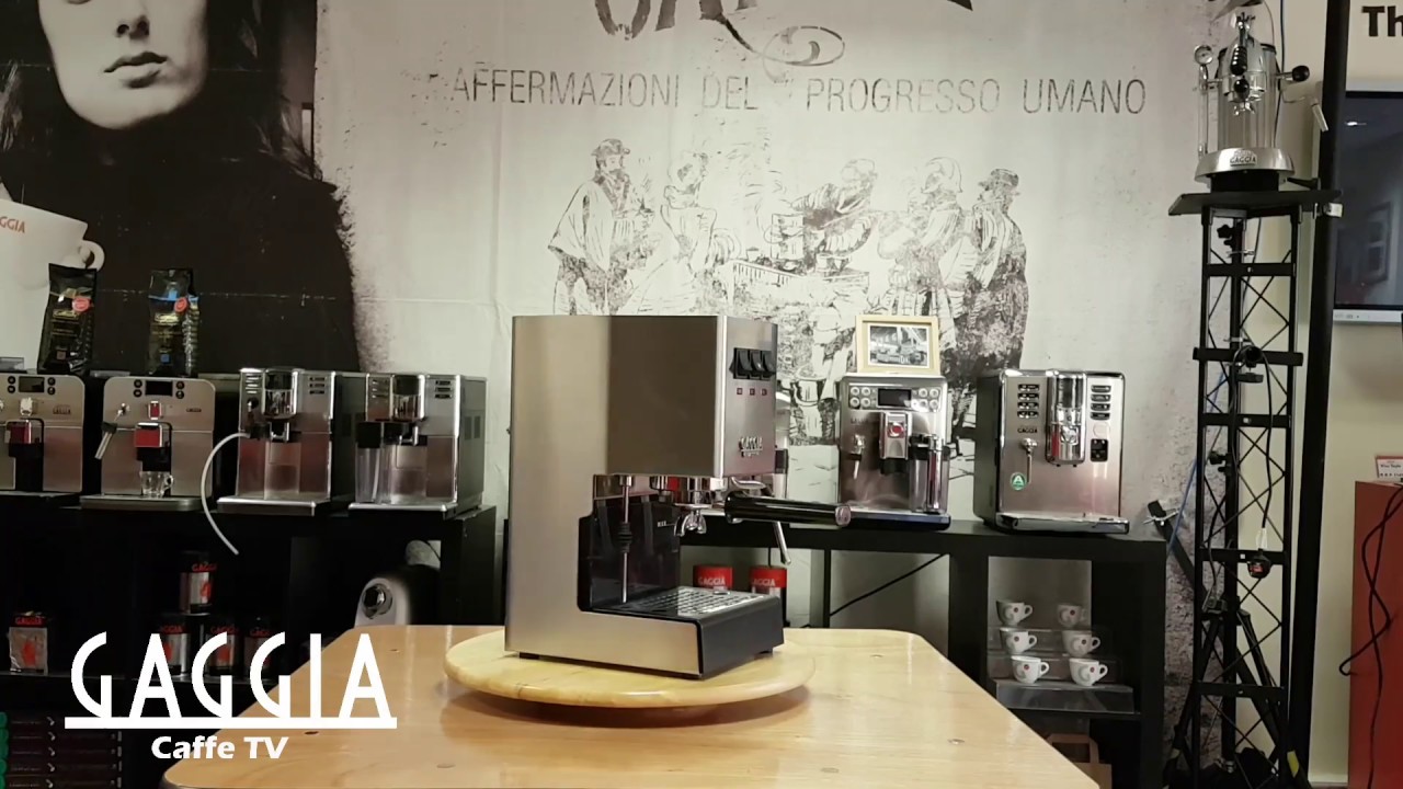 Gaggia Classic 2019 Milk Frothing - Gaggia Caffe TV