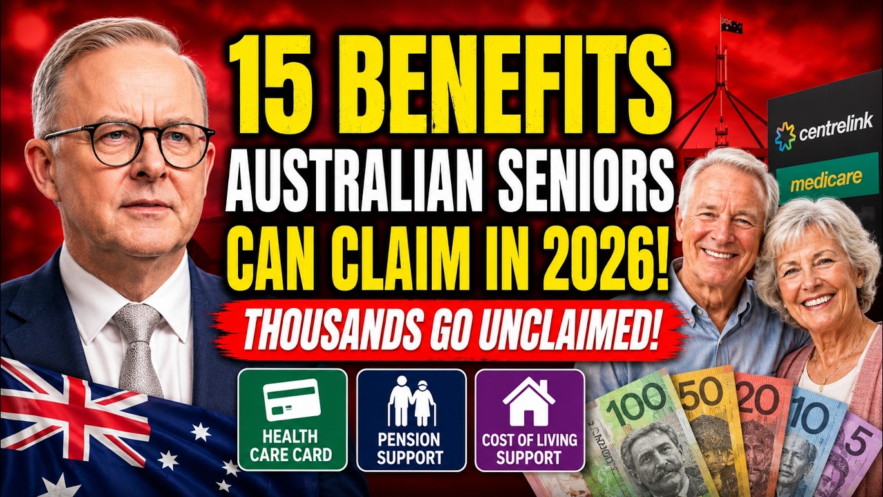 The Full List: 15 Benefits Australian Seniors Can Claim in 2026 - Thousands Go Unclaimed