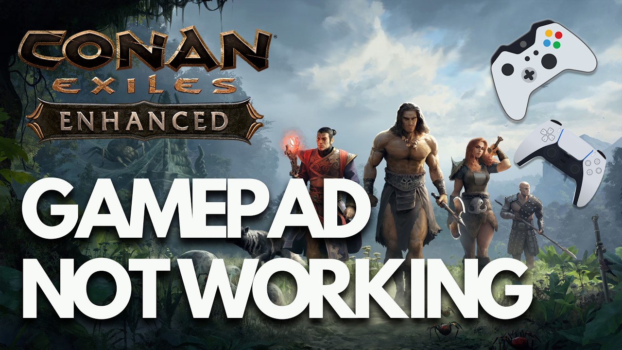 Conan Exiles Enhanced | ИСПРАВЛЕНИЕ: Геймпад/контроллер не работает/не определяется в Steam PC🎮