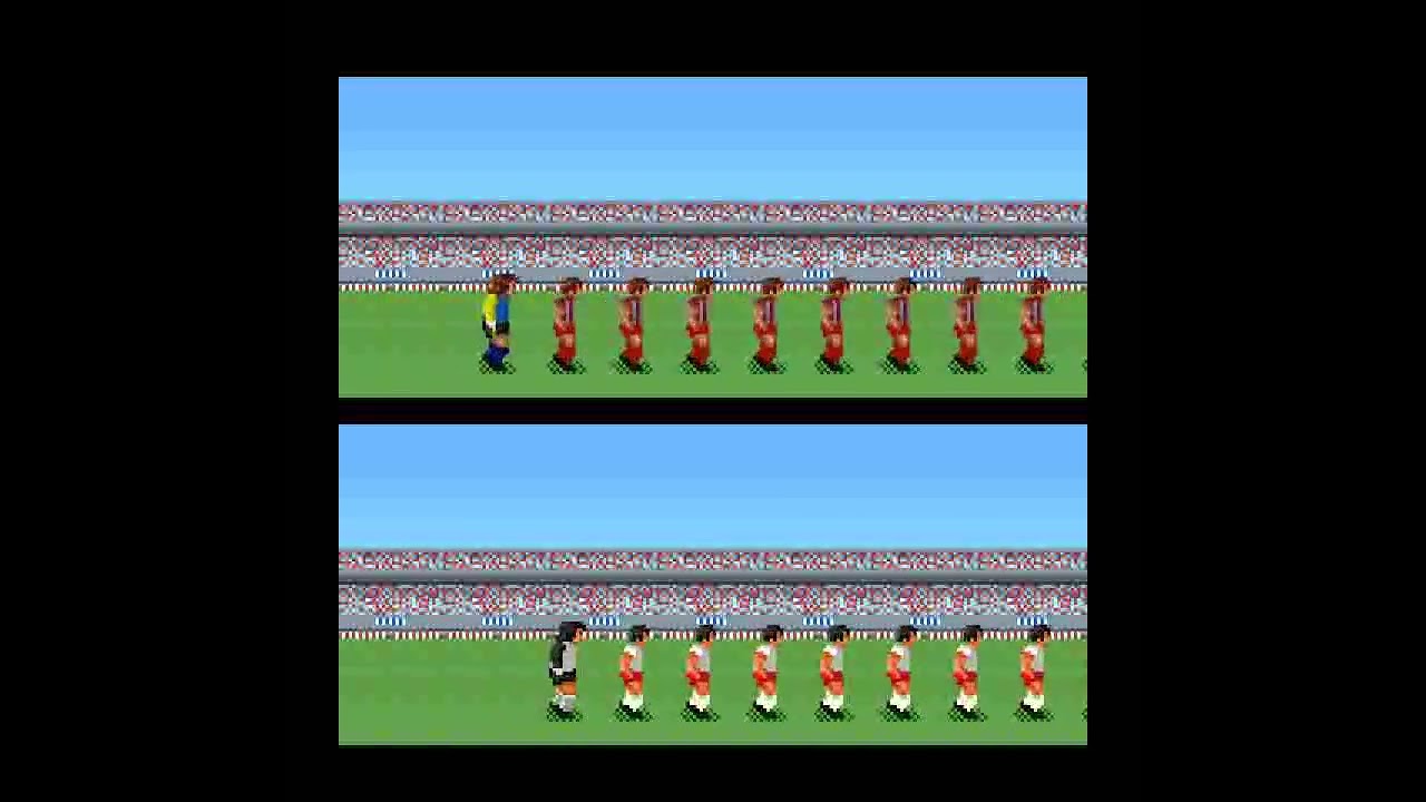Super Soccer (SNES) - Belgium Game 4: vs Japan