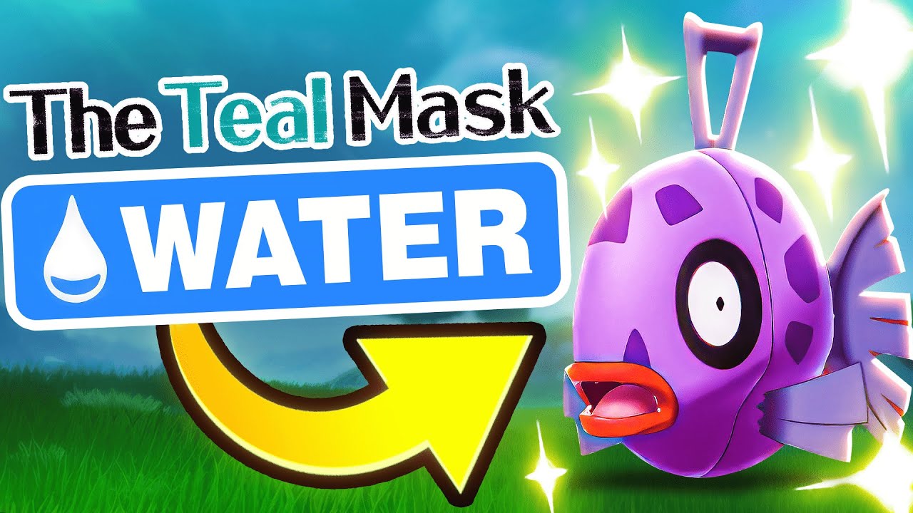 100% Shiny WATER Pokemon Locations in Teal Mask DLC