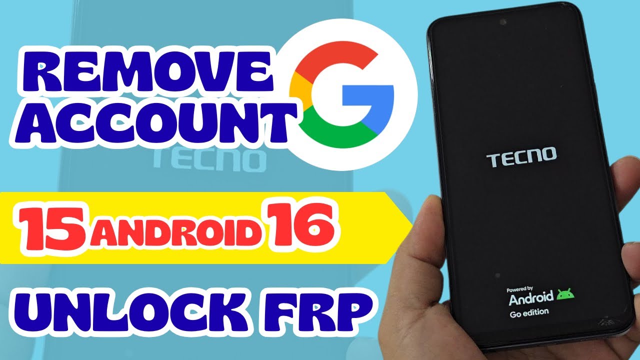 Без ПК обойти блокировку Google Account tecno frp bypass