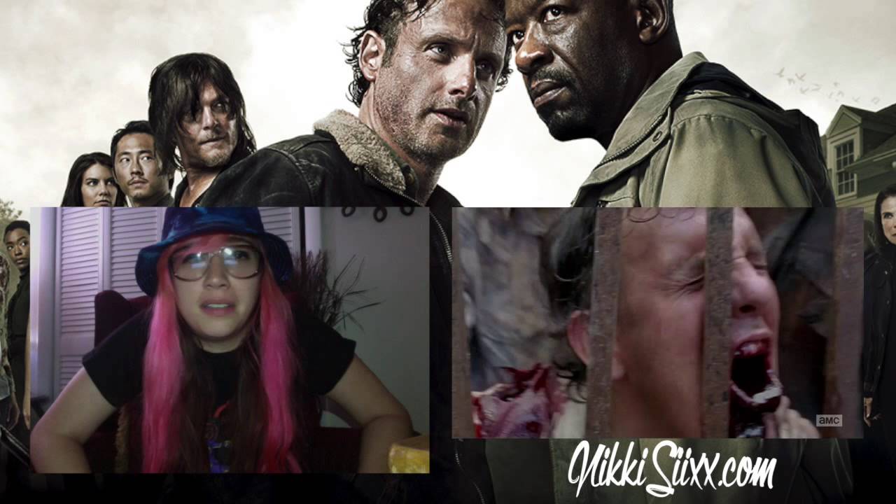 NikkiSiixx Reaction to The Walking Dead S6 EP3 Thank You