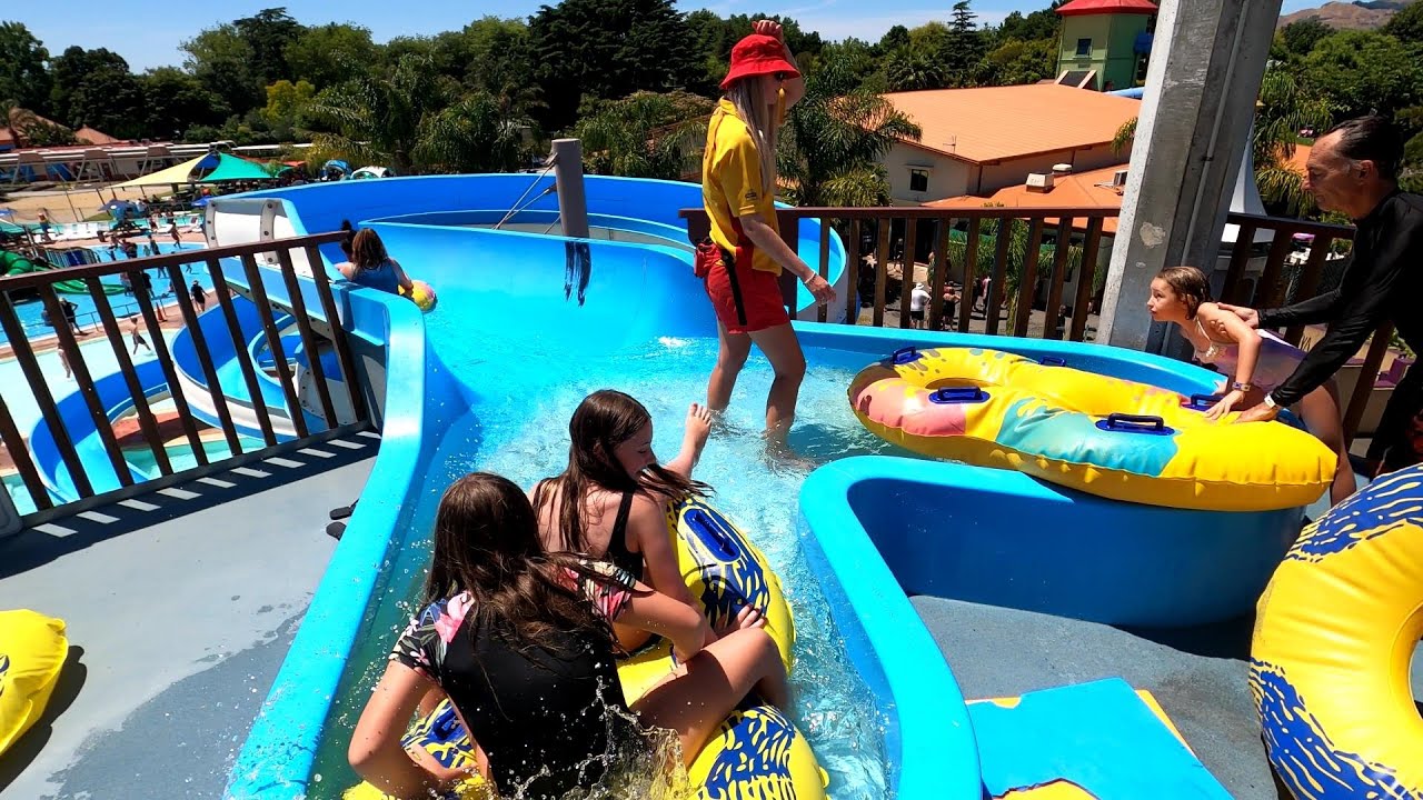 Splash Planet, Hastings NZ Jan 2020 EP35 Double Dipper slide