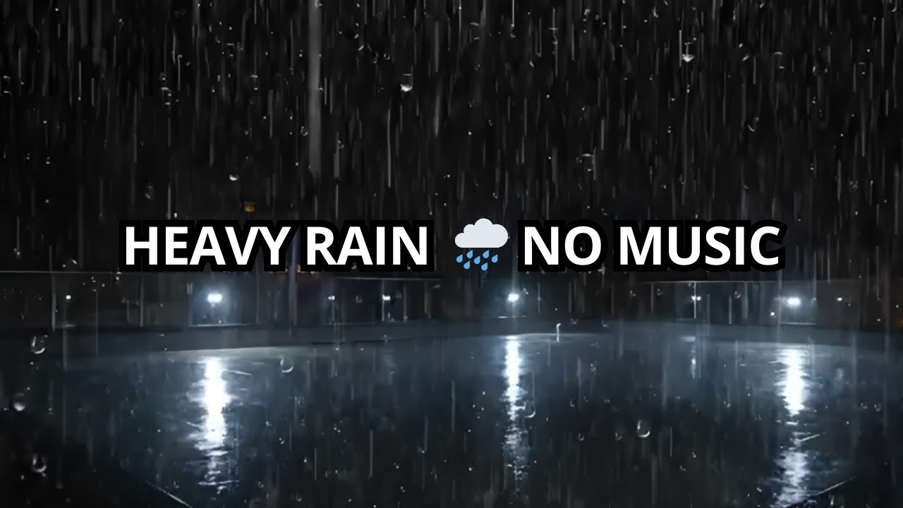 Fall Asleep in 3 Minutes with City Night Rain & Thunder – Deep Sleep No Ads ASMR