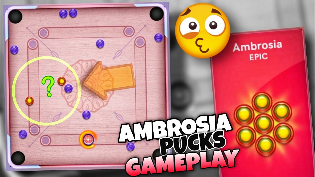 😍Ambrosia Pucks💯Hardest Finish Ever 💥 Carrom Pool|Gaming Partha