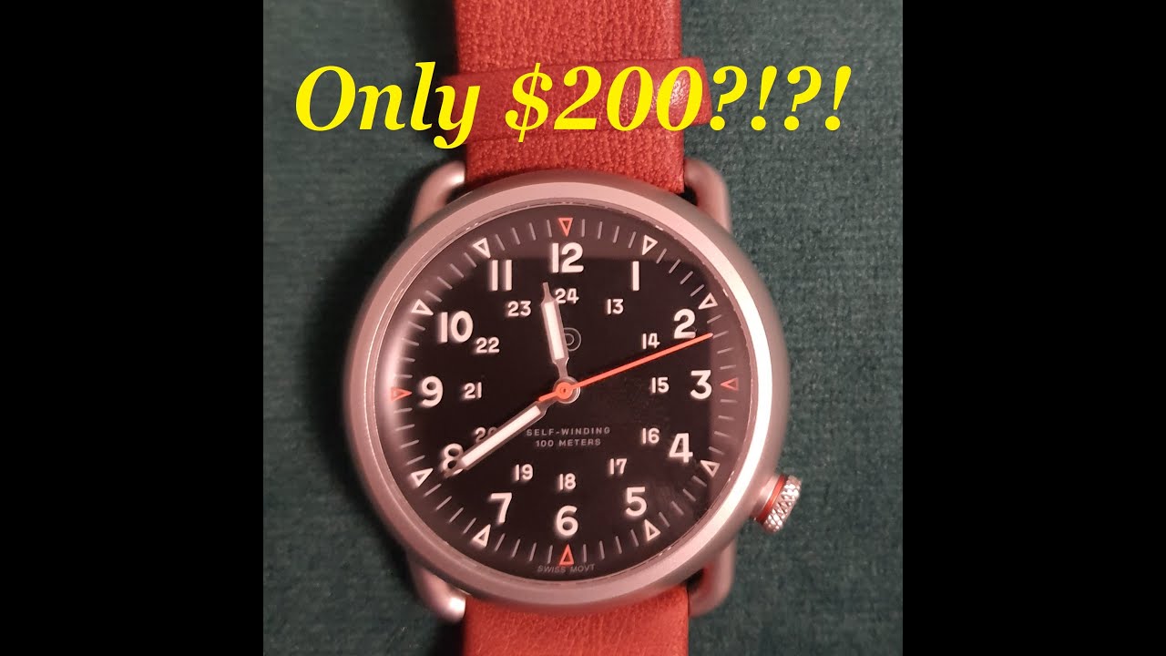 Drop Felix Field Watch with Swiss STP 1-11 Review