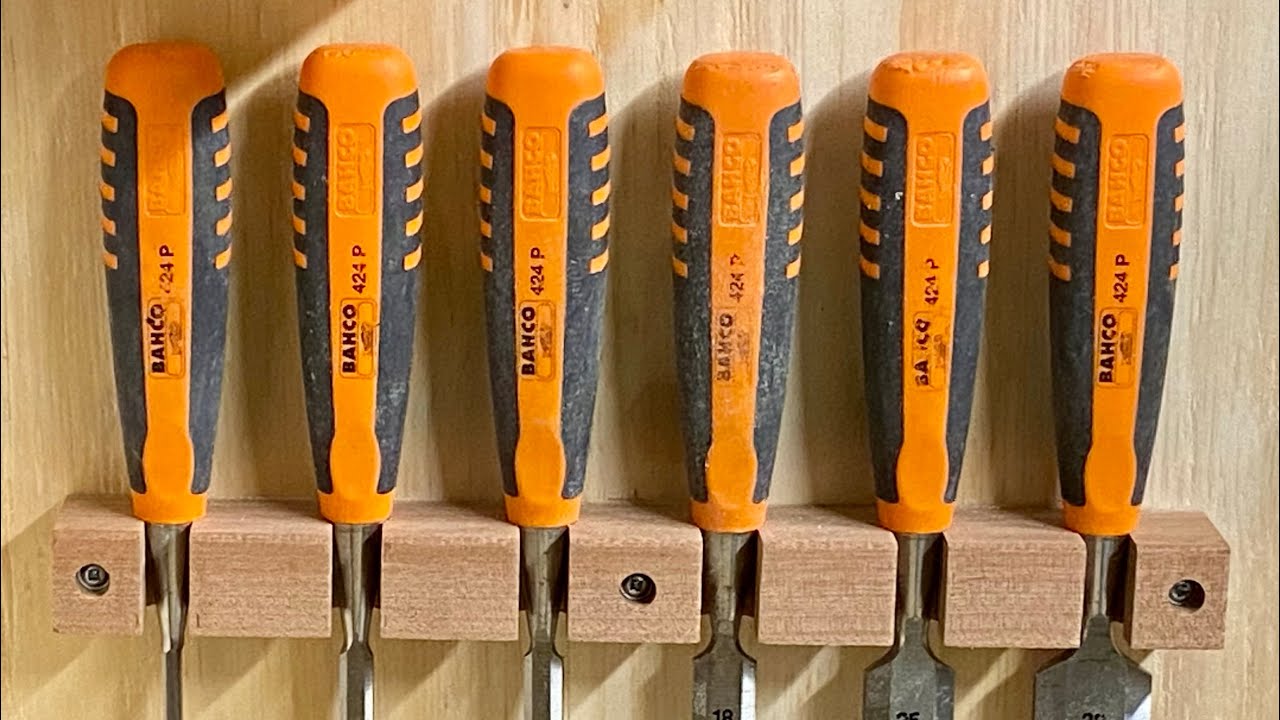Chisel Holder DIY - Out Of Scrap Hardwood